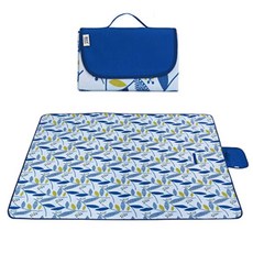 매트 체크 돗자리 여행 휴대용 블루 캠핑 방수 15377ea 1(PC)