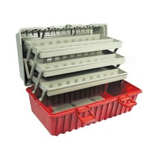 塑膠工具箱 B-433 內附三層收納盒, 1個