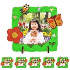 DIY모아 클레이 봄풍경 액자만들기x6개 봄만들기 클레이공예