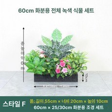 거실 인테리어 카페 팜파스 인조식물 장식용, 스타일 F 55 x 20 60cm화분용
