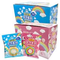 슈가롤리 무지개 솜사탕 + 빅 슈가롤리 솜사탕, 10세트, 10g