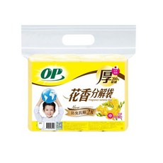 OP 花香分解袋 20L 2X 防臭抗蟑 200%耐破, 40