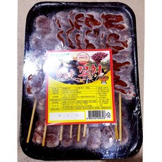 맥주안주 냉동 닭염통꼬지 400g 부위별닭고기, 1개