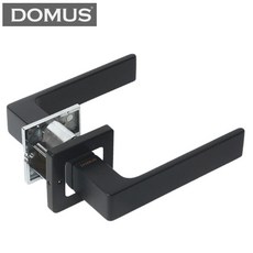 DOMUS 411BK방문손잡이(버튼잠금용) 인기방문손잡이 도무스메탈 인기도어락 인기문고리 방문레버 도어핸들 인기도어록