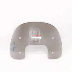 실버 탑박스 베스파 리어 접이식 부품 LX125 캐리어, E. 밝은 회색 사각형 유리