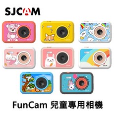 SJCAM FunCam 兒童相機 卡通版 1080P 高清 拍照 錄影 聖誕禮物, 兔子粉,無