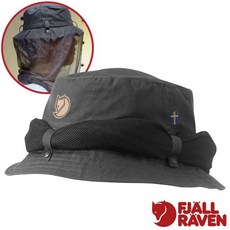 【Fjallraven 小狐狸】送》防曬排汗 補蜂網帽 遮陽帽 圓盤帽 漁夫帽 登山防蟲防蚊 北極狐 79339, M