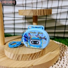 레트로 카세트 녹음기 클래식 소형 레코더 복고 빈티지 선물, 블루, 기본 모델명/품번