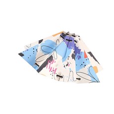 접는 우산 텐트 빛 그늘 휴대용 야외 캠핑 하이킹을위한 야외 우산 텐트 램프 갓, 파란색 낙서, 1개