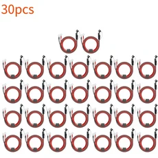 오토바이 배터리 터미널용 충전기 케이블 10A 퓨즈 O 커넥터가 있는 SAE 퀵 연장 어댑터, 07 30pcs