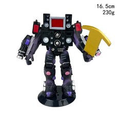 화장실 액션 피규어 게임 인형 그림 모니터 음악 시계 생일 선물, 1개, 2. Taitan-12