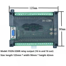 PLC 프로그래밍 가능한 로직 컨트롤러 산업용 보드 직렬 간단한 2 채널 아날로그 입력 Fx2n-1014202432mrmt, 01 No analog, 03 FX2N-32MR