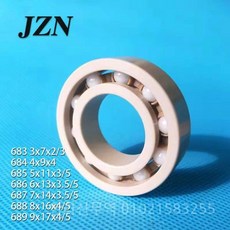 PEEK 재질 베어링 내마모성 내구성 683 684 685 686 687 688 689 내식성 고온 저항성, 13 689 9x17x5, 1개