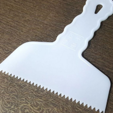 데코 타일 톱날 헤라 플라스틱 주걱형 시공용 본드 시공 헤라 바닥재 타일용 화장실 시멘트 접착제 주방