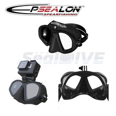 【海豹潛水】法國 Epsealon Masque SeaQuest Motion GoPro 面鏡 攝影面鏡 潛水面鏡, 單面鏡+原裝呼吸管