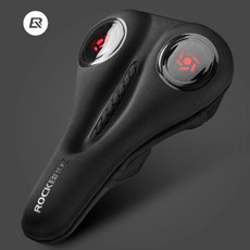 락브로스 자전거 리얼 실리콘젤 3D 쿠션 안장 커버 LF044, 레드, 1개