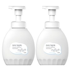 아이깨끗해 프리미엄 모이스처 핸드워시 힐링코튼, 450ml, 2개