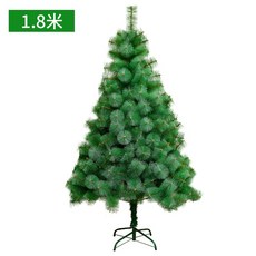 加密松針聖誕樹套餐 1.2/1.5/1.8/2.1米 豪華聖誕樹 聖誕節裝飾布置, 1.8米松針裸樹