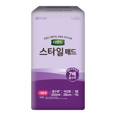 디펜드 스타일 패드 대용량 요실금 여성용 성인기저귀 18PX1팩, 18개입, 1개