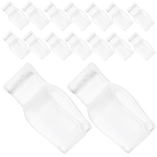 30pcs 병 펌프 잠금 클립 누출 방지 로션 샴푸 디스펜서 액세서리 튼튼한 PP 소재 적합, 01 Transparent