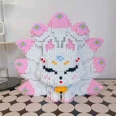 구미호 블럭 집콕 취미 나노 장식 조립 인테리어 캐릭터 라벨리아, Y. 약 4500개 백설공주 구미호 초보자 입문 모델