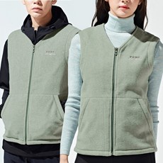 패기앤코 V-1014 남성 여성 V넥 플리스 조끼