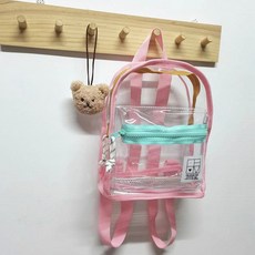 Gography 兒童果凍背包 防水防潑水 可調式肩帶 沙灘游泳適用 撞色粉