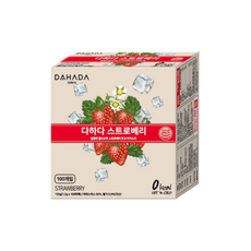 다하다 스트로베리 히비스커스 딸기 티백 다과 홈카페 티타임 사무실 탕비실, 1개, 1개입, 0.8g