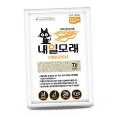 반려묘 화장실 식물성 응고형 배변 용품 먼지 적은 무향 타입 흡수력 우수 실내, 1개