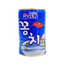꽁치 통조림 푸른바다 캔 안주 간식 야식 술안주 단백질 간편식, 1개