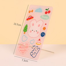 可愛圖案透明亞克力寫字板, 有機玻璃