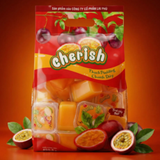 베트남 체리쉬 패션푸르츠 푸딩 젤리 Cherrish 405g 패션후르츠, 12개