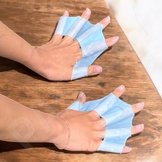 아쿠아추진핑거핀 레저수영용웹 장갑 M