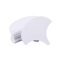 100pcs 영문 종이 조각 이불 템플릿 패치워크 바느질 공예 도구 DIY, 하얀색