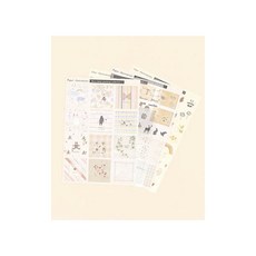 퀼트스타 [레진아트] 디자인시트 핸드페인팅 컬렉션 1, 혼합, 1세트