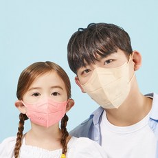 아이코코 레인보우 컬렉션 마스크 소형M KF94, 상아색(아이보리), 1개, 10개입