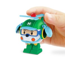 (선물완구) ROITOYS 로보카폴리 미니 변신로봇 2인치 헬리, 1개