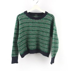 88 / 파프리카 패턴 여성 니트 중고 오버핏 스웨터 B017P -010