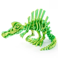 3D 인쇄 공룡 움직일 수있는 Echinosaurus 입상 드래곤 뼈 모델 데스크탑 공예 장식 어린이를위한 크리 에, 01 13.5cm, 11 Color 12