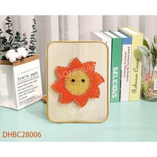스트링아트 도안 DIY 나무 보드 공예품 장식품 소품 만들기, 15x20, 해
