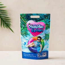 마미포코 물놀이팬츠 기저귀(남아용) 3P, 키즈형(Kid)