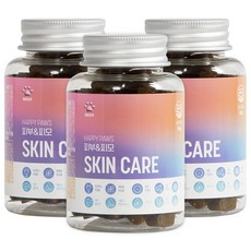 해피포우 강아지 피부 영양제, 90정, 피부/피모, 3개