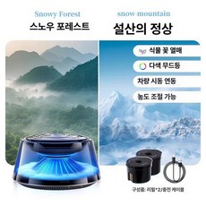 ai 스마트 차량용 지속 차량 충전식 무선 usb 장시간 내비게이션 유선 심 포함 미니, 1GB, 스노우포레스트 스노우마운틴 2개