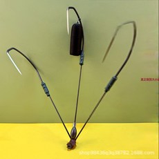 DFMEI 新款鱖魚專用鉤無腿三爪可視錨鉤鯽鯉青草鯿鱖通錨正品可視錨魚鉤, 1個, 1個裝