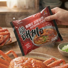 [햇살바다] 붉은 대게 라면 125g, 20개
