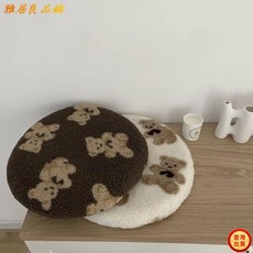 壹灣出貨 超Q泰迪小熊羊羔絨柔軟記憶坐墊，辦公室居家車用皆宜，舒適減壓，可愛造型，提升生活品質, 咖色