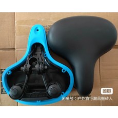 通用自行車/電瓶車 減震座墊 加厚軟坐鞍, 如圖所示, 1個