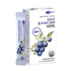 뉴트라팜 데일리 블루베리 퓨레 100% 14p, 5개, 280g