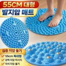 윌로우랩 혈액순환 발바닥 지압발판 매트 특대형 지압판, 푸른색, 1개