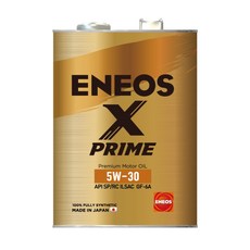 易油網 ENEOS X PRIME 全合成機油 4L 日本製, 1個, 5W30